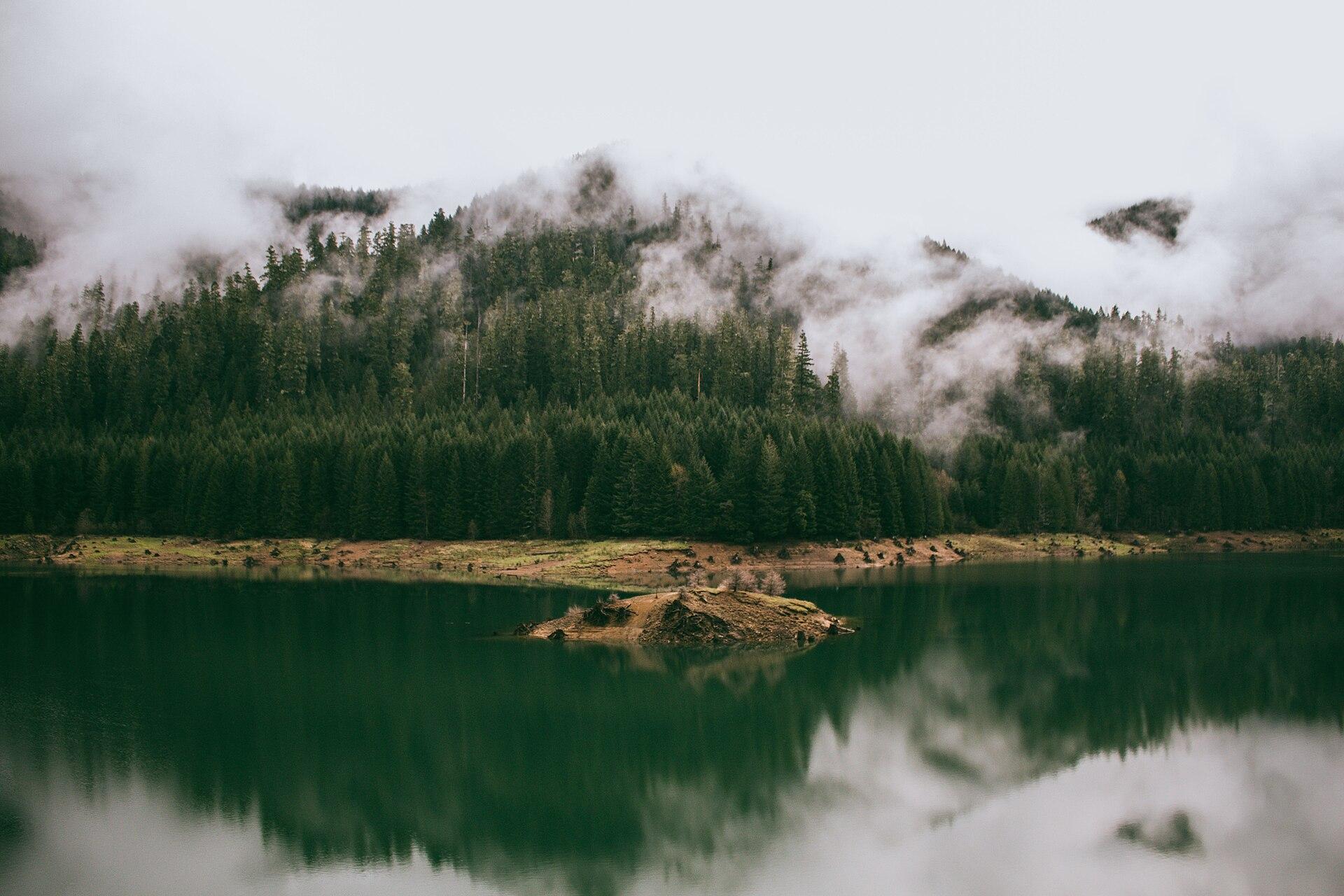 Cougar Reservoir on the McKenzie corridor toward Terwilliger Hot Springs