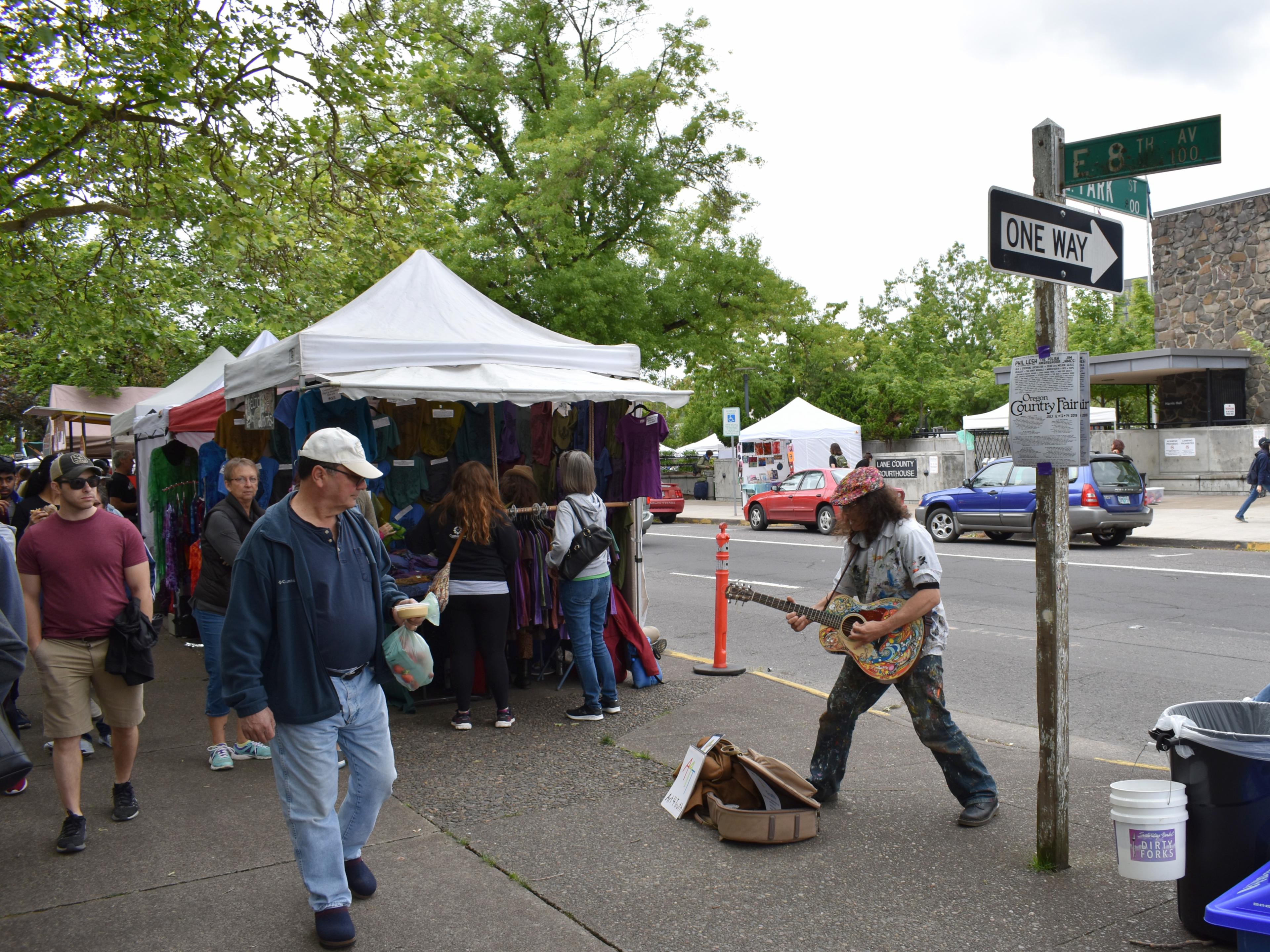 Farmers market in Eugene, Oregon