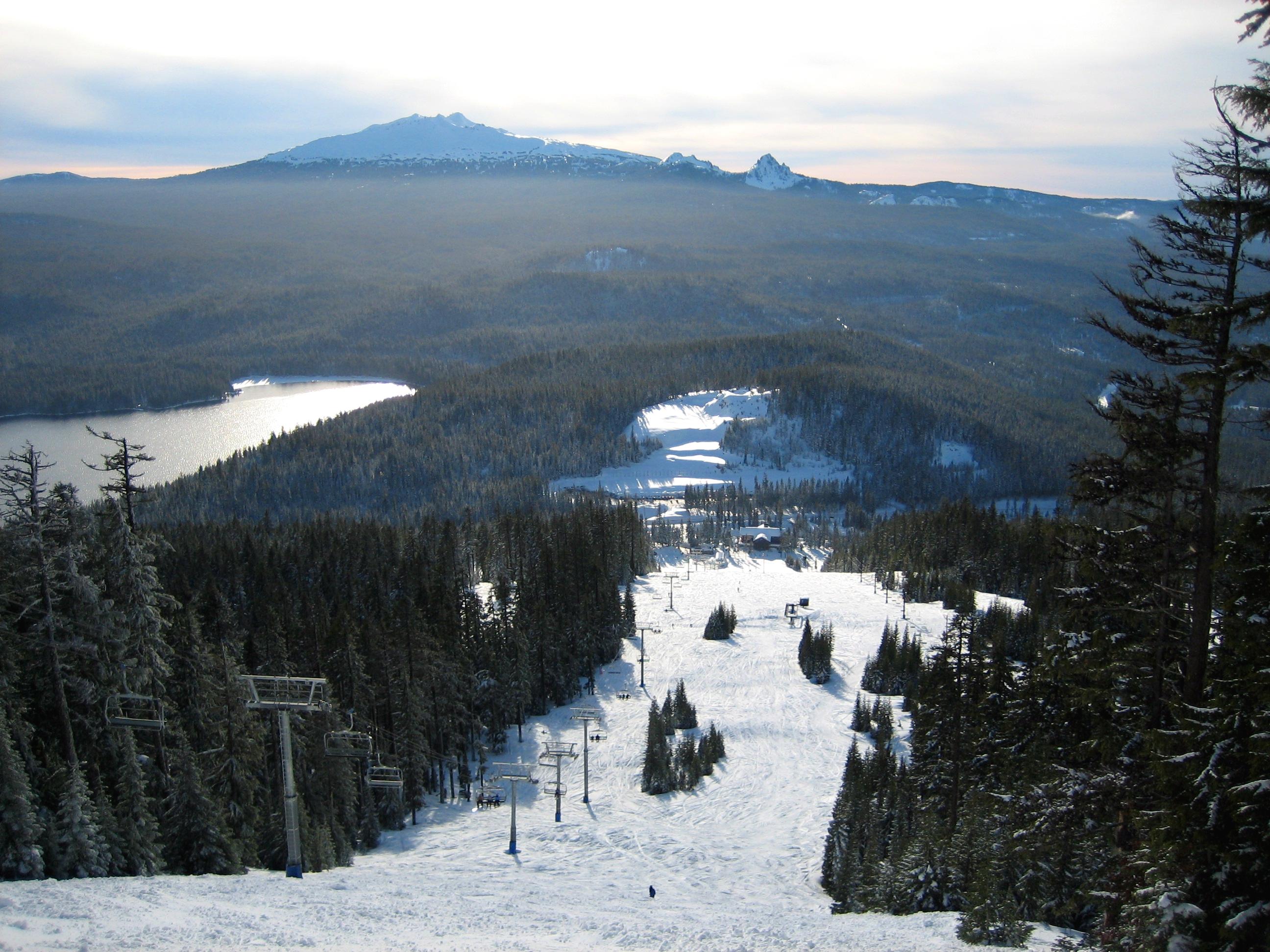 Willamette Pass and Odell Lake — not Mt. Bachelor